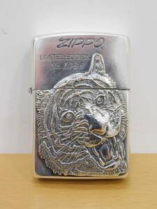 ZIPPO ジッポー　（立体）虎 タイガー　LIMITED EDITION　No.1086　限定　ナンバー有り　1995年製　ライター
