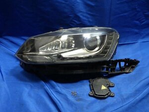 H24年 VW ポロ クロスポロ 6R DBA-6RCBZW 左ヘッドランプ 左ヘッドライト HID バラスト付 6R2941039D[ZNo:05007859]