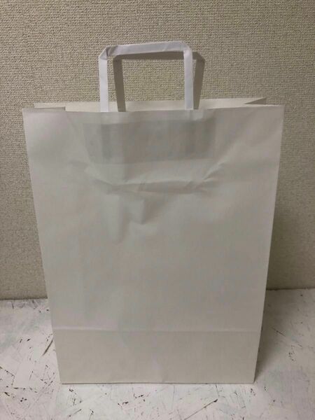 新品未使用　紙袋　50枚　白　HEIKO ヘイコー 手提げ袋 白無地 ショッパー ショップ袋 ペーパーバッグ