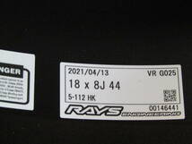 ★RAYS　ボルクレーシング　G025　★18インチ×8.0J（+44）５穴-PCD112ミリ　★コンチネンタル　235/40R18　★　ベンツ　Aクラス　_画像7