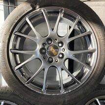 BBS RE-V 057 8J40 235/45r18 ポテンザ007A BBSハブリング付　残念ガリ傷　取説保証書_画像4