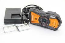 【返品保証】 ペンタックス Pentax Optio WG-1 GPS オレンジ 5x Zoom バッテリー チャージャー付き コンパクトデジタルカメラ s5413_画像1