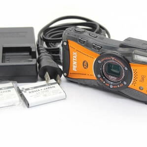 【返品保証】 ペンタックス Pentax Optio WG-1 GPS オレンジ 5x Zoom バッテリー チャージャー付き コンパクトデジタルカメラ s5413の画像1