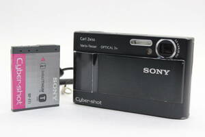 【返品保証】 ソニー SONY Cyber-shot DSC-T10 ブラック 3x バッテリー付き コンパクトデジタルカメラ s5438