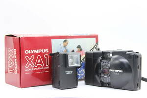 【返品保証】 【元箱付き】オリンパス Olympus XA1 D.Zuiko 35mm F4 A9M フラッシュ付き コンパクトカメラ s6127