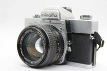 【訳あり品】 ミノルタ Minolta SRT 303 MC ROKKOR-PG 50mm F1.4 ボディレンズセット s6166_画像1