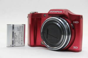 【美品 返品保証】 オリンパス Olympus SZ-11 レッド 20x Wide バッテリー付き コンパクトデジタルカメラ s6174