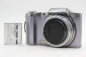 【返品保証】 オリンパス Olympus SZ-14 24x Wide バッテリー付き コンパクトデジタルカメラ s6222