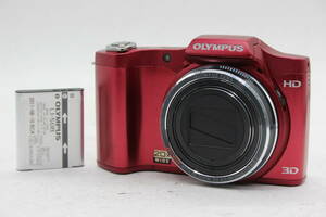 【美品 返品保証】 オリンパス Olympus SZ-11 レッド 20x Wide バッテリー付き コンパクトデジタルカメラ s6224