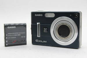【返品保証】 カシオ Casio Exilim EX-Z55 ブルー 3x バッテリー付き コンパクトデジタルカメラ s6280