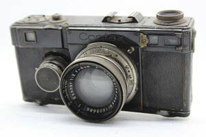 【訳あり品】 コンタックス Contax I型 ブラック Carl Zeiss Jena Sonnar 5cm F2 レンジファインダー カメラ s6310