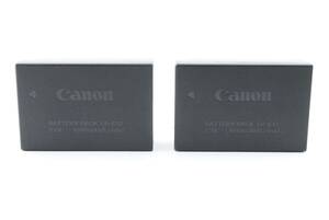 2セット☆キャノン 純正品バッテリーCanon LP-E17劣化度【満タン】