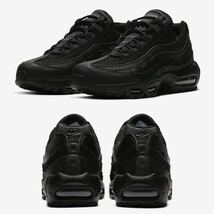 NIKE AIR MAX 95 ESSENTIAL ナイキ エアマックス95エッセンシャル スニーカー サイズ9 27cmブラック ダークグレー 2024年 年明け購入正規品_画像7