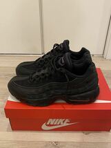 NIKE AIR MAX 95 ESSENTIAL ナイキ エアマックス95エッセンシャル スニーカー サイズ9 27cmブラック ダークグレー 2024年 年明け購入正規品_画像5