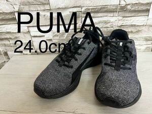 PUMA プーマ TISHATSU スニーカー 24.0cm シューズ ランニングシューズ ランナー 