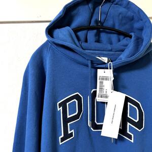 ★新品タグ付き★POP TRADING COMPANY ポップトレーディングカンパニー カレッジロゴフーディー パーカー