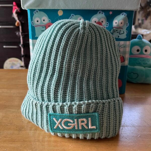 X-girl ニットキャップ ニット帽