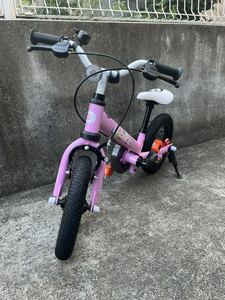 【直接引取り】自転車 子供 ディーバイクマスター12 12インチ　ピンク　キックバイク ペダル付き 3才 東京