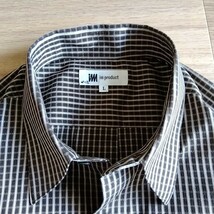 im product ISSEY MIYAKE　長袖シャツ　メンズ　サイズL　チェックシャツ　ビンテージ　日本製　アイムプロダクト　イッセイミヤケ　a2_画像5