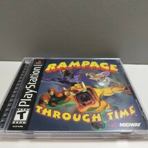 PS PlayStation 北米版 海外版 プレイステーション PSソフト プレステ ソフト RAMPAGE THROUGH TIME ランページ スルータイム MIDWAY_画像2