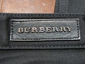 最高級ライン BURBERRY LONDON バーバリーロンドン スリムブラックパンツ デニム ジーンズ 英国 イギリス インターナショナル