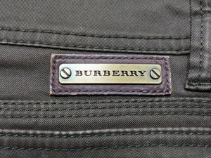 最高級ライン BURBERRY LONDON バーバリーロンドン スリムカーゴパンツ 英国 イギリス 三陽商会 バーバリーチェック ダークブラウン