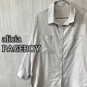 alicia PAGEBOY レディースシャツ サイズフリー 春服