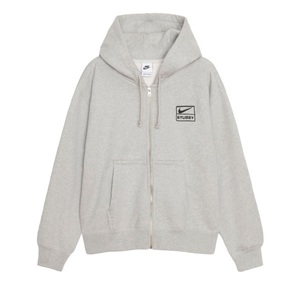 STUSSY NIKE STONE WASHED FLEECE ZIP HOODIE GRAY S グレー 新品 国内正規品 ステューシー ナイキ ストーン ウォッシュ フリース ジップ