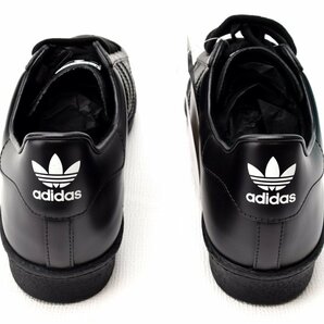 限定・新品 PRADA adidas 【スーパースター レザー スニーカー FW6679 ブラック】UK8 F42 JP26.5cm タグ・箱付き コラボ メンズの画像4