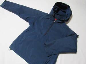 W's/M 茶タグ THE NORTH FACE ザノースフェイス フリース ハーフジップ 裏起毛 トップス メンズ S相当 Made in USA ネイビー ヴィンテージ