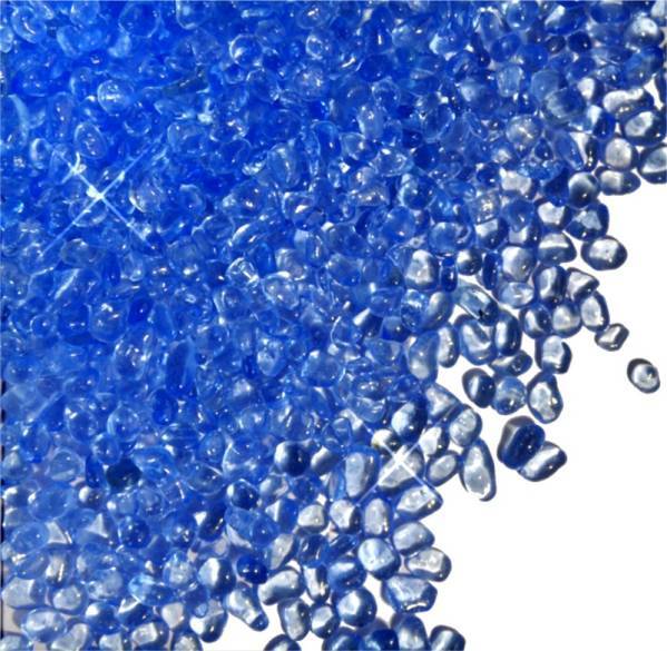 キラキラ輝く ロメイサンド サフィヤブルー 1.5kg クリスタルサンド 水槽 底砂 インテリア