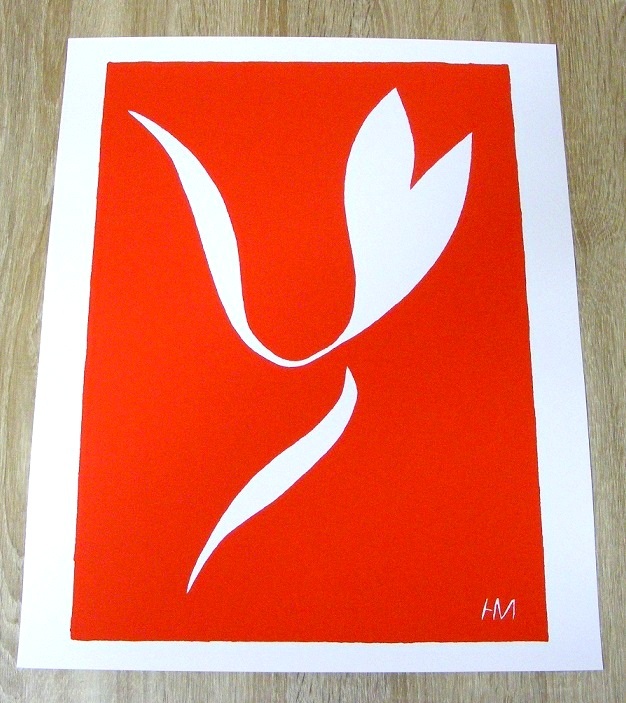 Henri Matisse (マチス) Le pas du patineur(1938) silkscreen (シルクスクリーン) ポスター, 2004, 美術品, 絵画, グラフィック