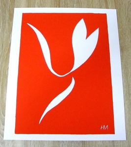 Henri Matisse (マチス) Le pas du patineur(1938) silkscreen (シルクスクリーン) ポスター,2004