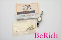 セイコー SEIKO アルバ ALBA ingenuレディース 腕時計 Y151-5G40 ピンク ゴールド 文字盤 SS ブレス【中古】ht2653_画像8