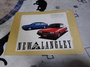 日産 ラングレー Langley ポスター タペストリー 当時物 レア 高速有鉛 JDM ハチマルヒーロー ノスタルジックヒーロー　パルサー サニー