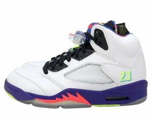 【タグ付/未使用】ナイキ エアジョーダン5 レトロ 25.5cm ベルエア DB3335-100 NIKE AIR JORDAN5 RETRO 箱付き[C151U630]