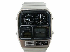 シチズン アナデジ テンプ JG2101-78E CITIZEN ANA-DIGI TEMP 箱付き 中古品[C159U633]