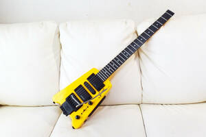 ◆STEINBERGER Spirit GT-PRO DELUXE YELLOW ヘッドレスギター 綺麗