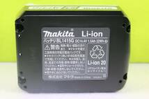 ☆新品 純正 全国送料無料 税込み Makita マキタ 正規品 BL1415G 14.4V バッテリー (カバー付) 2個 適合 MTD001DSX BL1411G BL1413G DC18SG_画像4