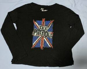 GU Sex Pistols グラフィックTシャツ(長袖)　L 黒　ブラック　 PUNK Rock 未使用に近い美品　送料無料　匿名発送