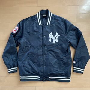 ★良品！Majestic ニューヨーク ヤンキース ナイロン スタジャン マジェスティック XL スタジアムジャンパー New York Yankees 野球 MLB