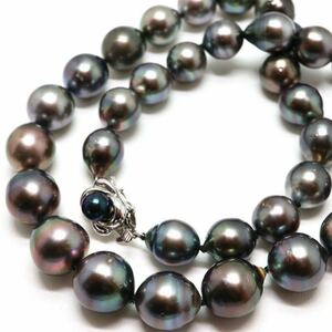 TASAKI(田崎真珠)大珠!!《南洋黒蝶真珠ネックレス》J 10.0-13.0mm珠 78.7g 47.5cm pearl necklace ジュエリー jewelry EG5/EG5