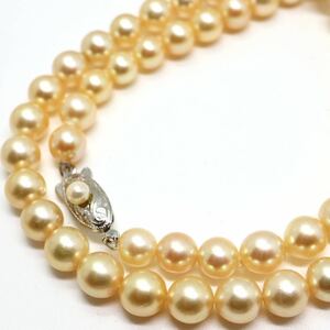 《アコヤ本真珠ネックレス》J 6.0-7.0mm珠 25.4g 40.5cm pearl necklace ジュエリー jewelry DE0/EA5