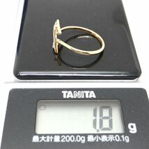 MIKIMOTO(ミキモト)箱付き!!《K18天然ダイヤモンドリング》J 1.8g 12.5号diamond ring 指輪 jewelry ジュエリー EA6/EA6_画像10
