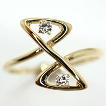 MIKIMOTO(ミキモト)箱付き!!《K18天然ダイヤモンドリング》J 1.8g 12.5号diamond ring 指輪 jewelry ジュエリー EA6/EA6_画像3