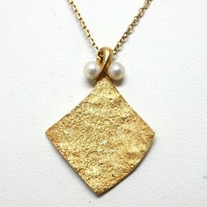 MIKIMOTO(ミキモト)《K18/K22天然ダイヤモンド/アコヤ本真珠ネックレス》J 6.7g 42.5cm necklace ジュエリー jewelry diamond EE5/EE5