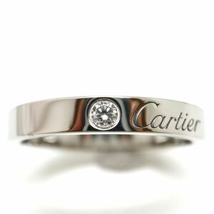 Cartier(カルティエ)《エングレーブド リング》J 約4.9g 12号 ring 指輪 jewelry ジュエリー EB3/EB