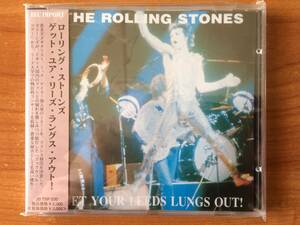 〇ROLLING STONES, 帯付！GET YOUR LEEDS LUNGS OUT, TSP-CD-030, 1971, ENGLAND, 1CD