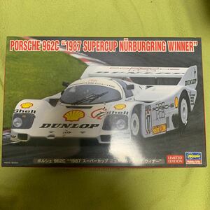  postage included! Hasegawa 1/24 Porsche 962C 1987 super cup nyurubruk link wina- plastic model 20603