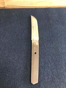 残欠 日本刀　合法品　刃渡り14.2cm 短刀 刀剣 狩猟刀　ナイフ　玉鋼